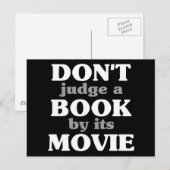 映画で本を判断してはいけない ポストカード (正面/裏面)
