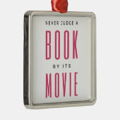 映画で本を判断してはいけない メタルオーナメント (右)