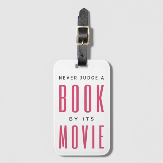 映画で本を判断してはいけない ラゲッジタグ (正面縦)