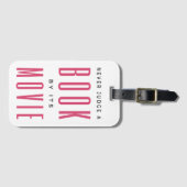 映画で本を判断してはいけない ラゲッジタグ (正面横)