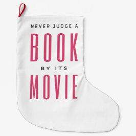映画で本を判断してはいけない ラージクリスマスストッキング