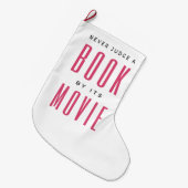 映画で本を判断してはいけない ラージクリスマスストッキング (正面 (吊り時))