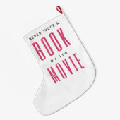 映画で本を判断してはいけない ラージクリスマスストッキング (裏面 (吊り時))
