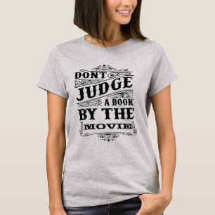 映画で本を判断してはいけない Tシャツ