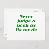 映画で本を判断するな ポストカード (正面/裏面)