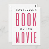 映画で決して本を判断してはいけない ポストカード (正面/裏面)