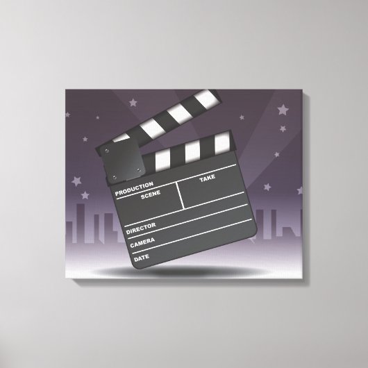 映画で キャンバスプリント (正面)