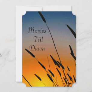 映画とゲームナイト招待状 招待状