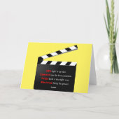 映画と映画のクルーが新しいアイディアに向かう？ カード (裏面)