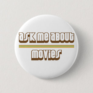 映画について私に尋ねて下さい 缶バッジ