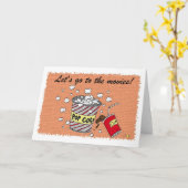 映画に行こう！ カード (黄色い花)