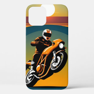 🏍️ 映画のようなバイクの旅 ヴィンテージバイカー 🔥 iPhone 12 PROケース