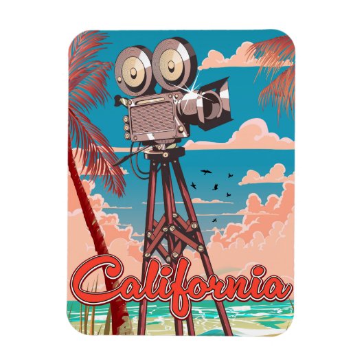 映画のカリフォルニア マグネット (縦)