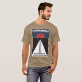 映画のキャノンボールランギフト Tシャツ (正面フル)
