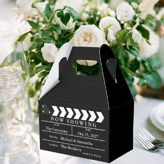 映画のクラッパーボード ウェディング・ファーバーギフト フェイバーボックス