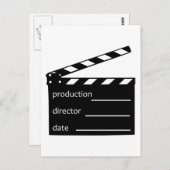 映画のクラッパー ポストカード (正面/裏面)