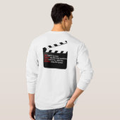 映画のクルーが直接現場に Tシャツ (裏面フル)