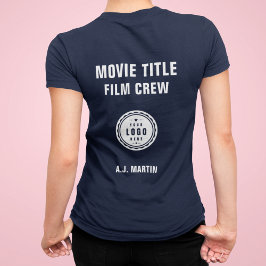 映画のクルーのロゴカスタムのパーソナライズされた名前 トライブレンドＴシャツ