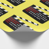 映画のクルー新しい映画のアイディアでラップ ラッピングペーパー (角)