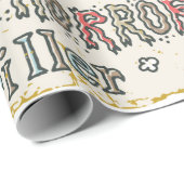 映画のジャンル。テレビ番組、シリーズドッドルのおもしろいvintag ラッピングペーパー (ロールコーナー)