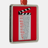 映画のスタッフと映画に新しいアイディアが? メタルオーナメント (右)