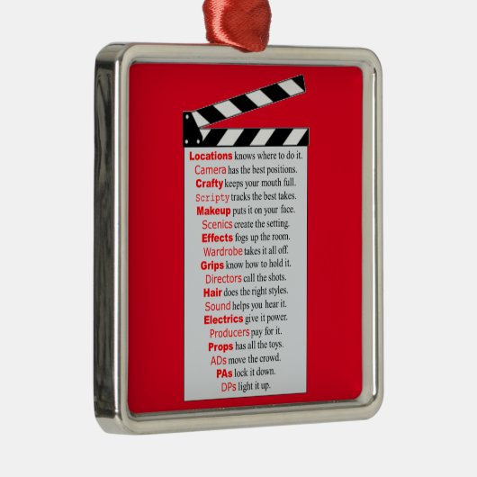 映画のスタッフと映画に新しいアイディアが? メタルオーナメント (右)