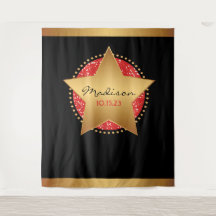 映画のスター ハリウッド ブロードウェイ フォトオープ バックドロップ