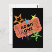 映画のチケットを1回認める ポストカード (正面/裏面)