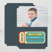 映画のチケット写真招待状 招待状 (正面/裏面)