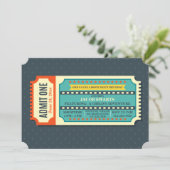 映画のチケット招待状 招待状 (スタンド正面)