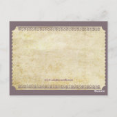 映画のチケット テーマ ポストカード (裏面)