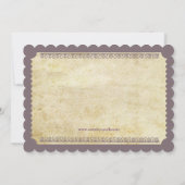 映画のチケット テーマ 招待状 (裏面)