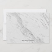 映画のチケット / 大理石 招待状 (裏面)