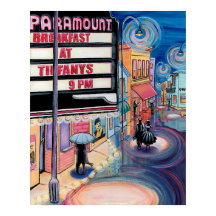 映画のナイトアートポスター