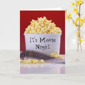 映画のナイトカード カード (黄色い花)