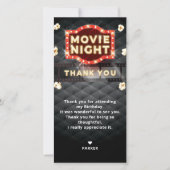 映画のナイトラグジュアリー サンキューカード (正面)