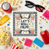 映画のナ転がプキンスを見よう | ポップコーン映画夜 スタンダードカクテルナプキン