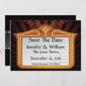 映画のビラ 保存日発表 セーブザデート (正面/裏面)