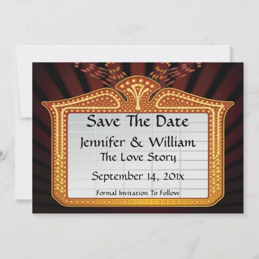 映画のビラ・日程おさえてねのお知らせ セーブザデート (正面)