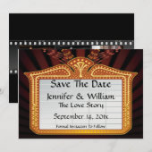 映画のビラ 貴重な日付のお知らせ セーブザデート (正面/裏面)