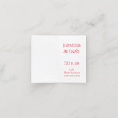 映画のプレイデートの電話アポイントメントC 予約カード (内部開封)