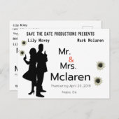 映画のポスターの模擬保存 ポストカード (正面/裏面)