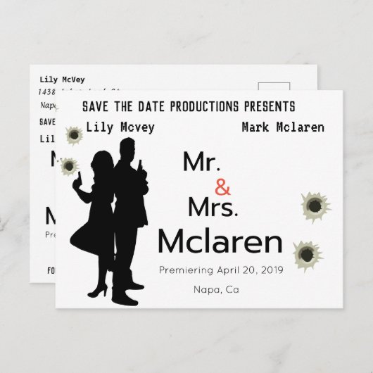 映画のポスターの模擬保存 ポストカード (正面/裏面)