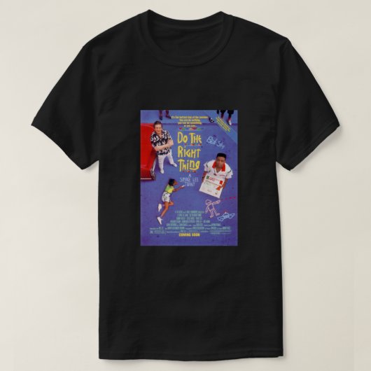 映画のポスターを正しく作クラシックる Tシャツ (デザイン正面)