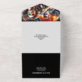 映画のポスター大人の誕生日ディナーイベント オールインワン招待状 (外側)