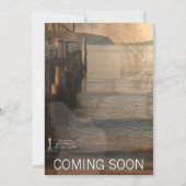 映画のポスター招待状 招待状 (裏面)