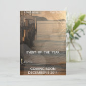 映画のポスター招待状 招待状 (スタンド正面)