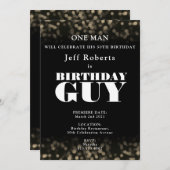 映画のポスター風スタイル 招待状 (正面/裏面)