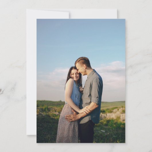 映画のモダンポスター結婚を見つける 招待状 (裏面)