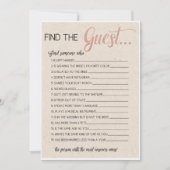 映画のラブソングをマッチさせる ブライダルシャワーゲーム (正面)